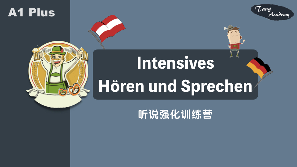 A1 Plus  Intensives Hören und Sprechen  A1